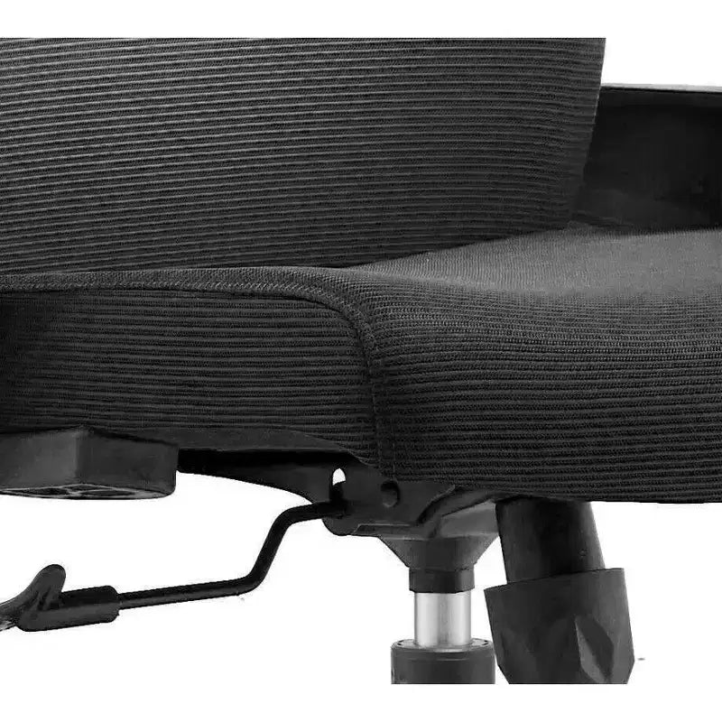 Chaise de bureau ergonomique en maille LeisureMod Brio – Soutien lombaire respirant – Chaise de bureau pivotante et inclinable réglable
