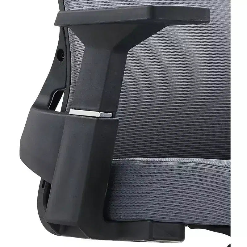 Chaise de bureau ergonomique en maille LeisureMod Brio – Soutien lombaire respirant – Chaise de bureau pivotante et inclinable réglable