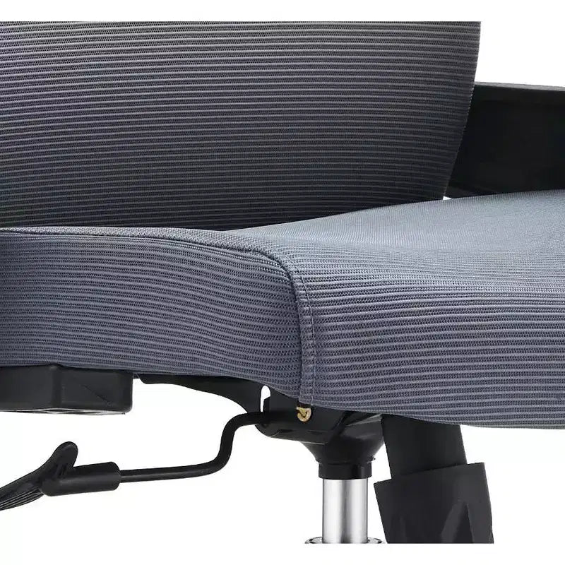Chaise de bureau ergonomique en maille LeisureMod Brio – Soutien lombaire respirant – Chaise de bureau pivotante et inclinable réglable