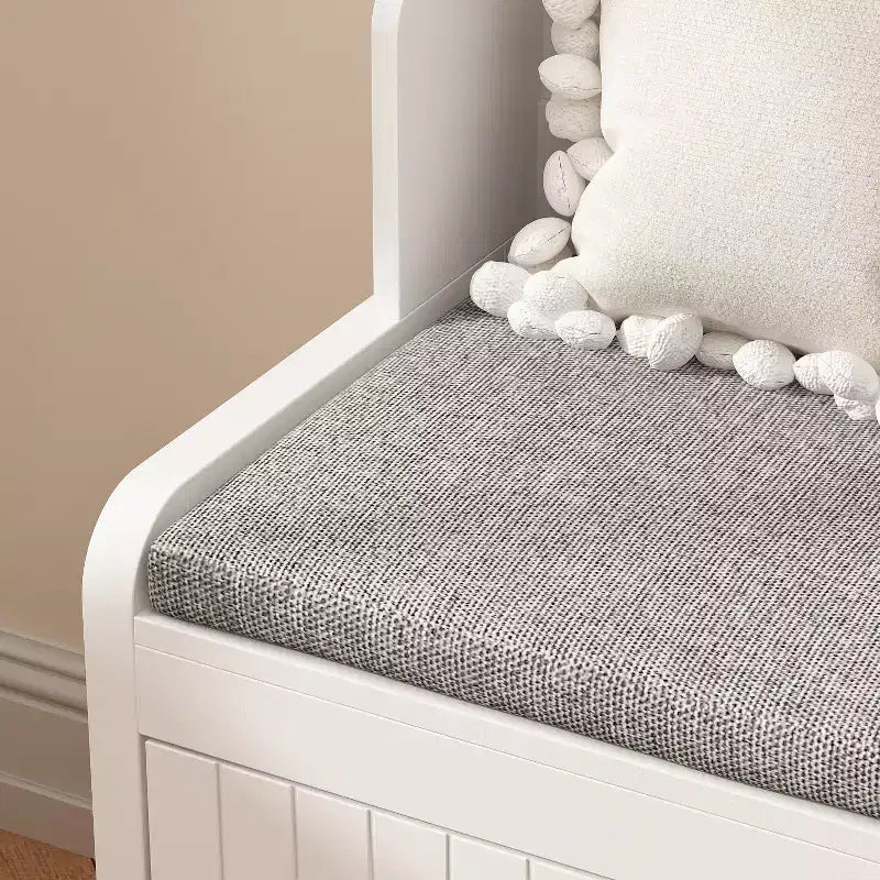 Famapy Wood 3-in-1 Hall Tree with 4-Metal Hooks Storage Bench
