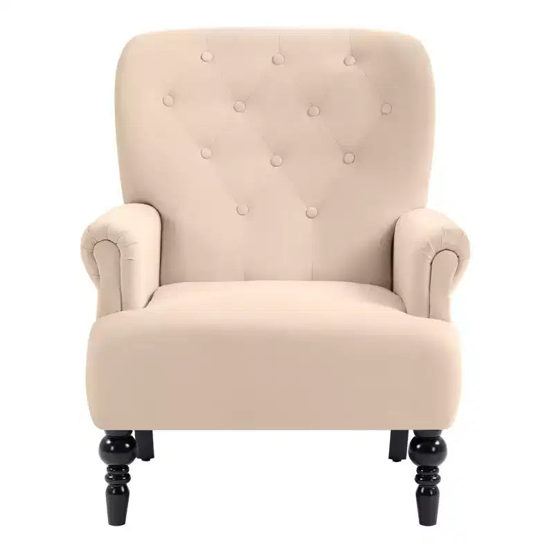 Hyleory 31'' Wide Velvet Wingback Chair
