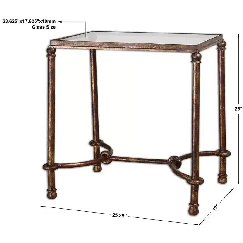Table d'appoint Uttermost Warring Iron
