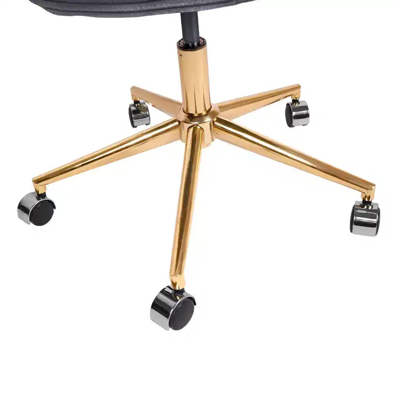 Hyleory Corduroy adjustable movable Task Office Chair
