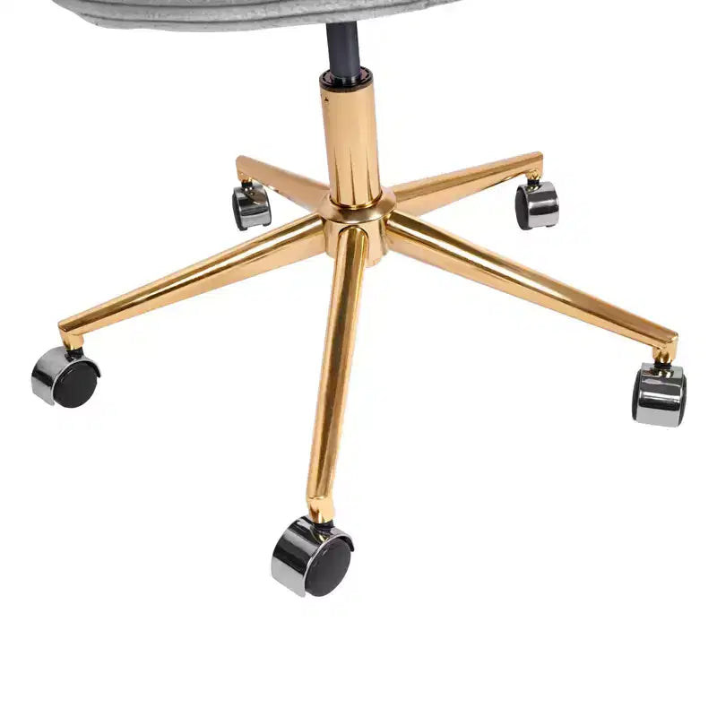 Hyleory Corduroy adjustable movable Task Office Chair