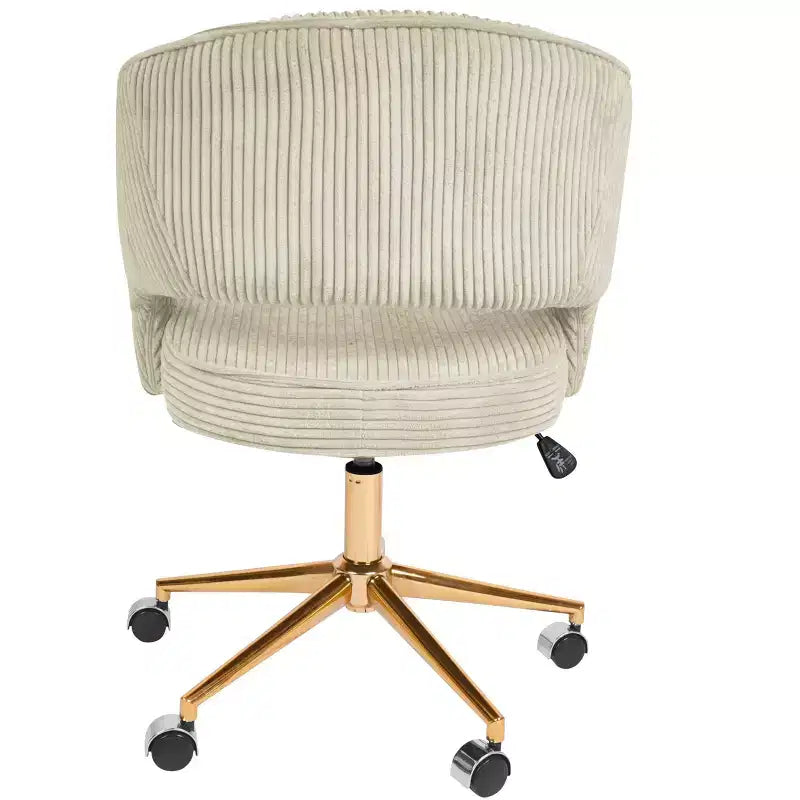 Hyleory Corduroy adjustable movable Task Office Chair