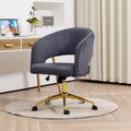 Hyleory Corduroy adjustable movable Task Office Chair