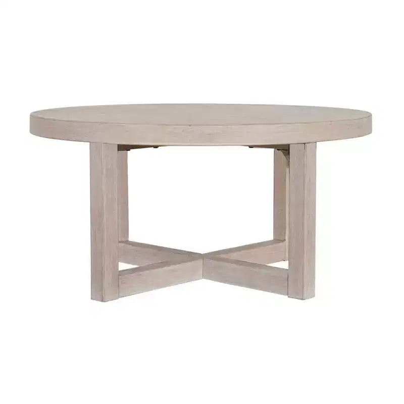 East at Main 38 Round Crisscross Base Coffee Table