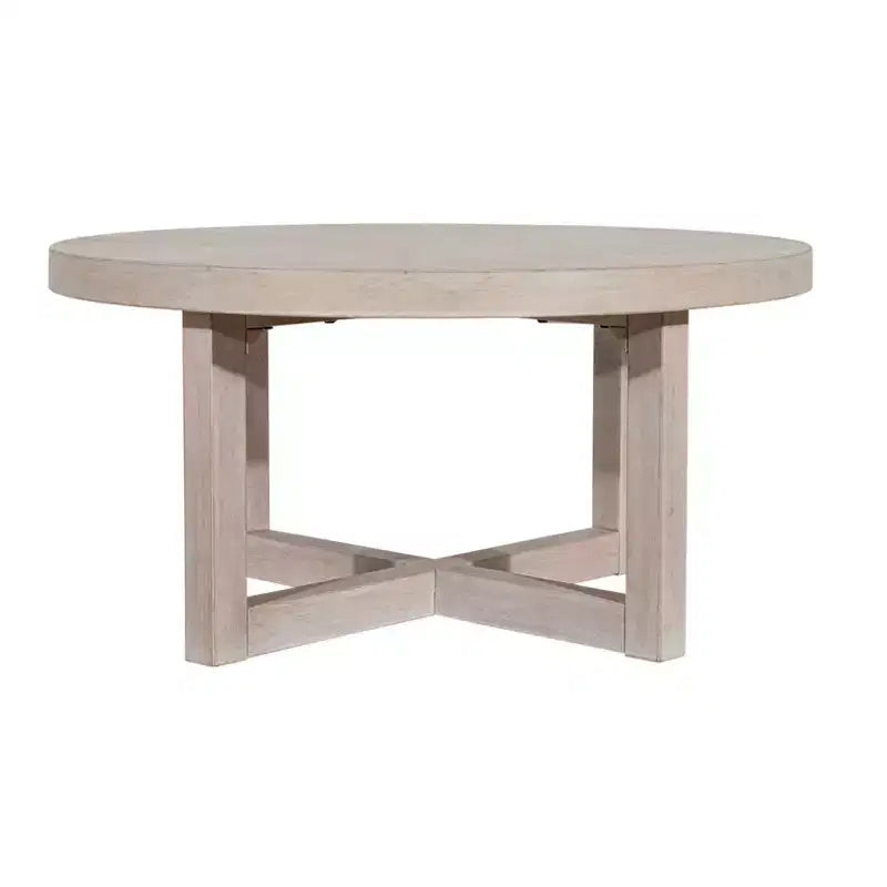 East at Main 38 Round Crisscross Base Coffee Table