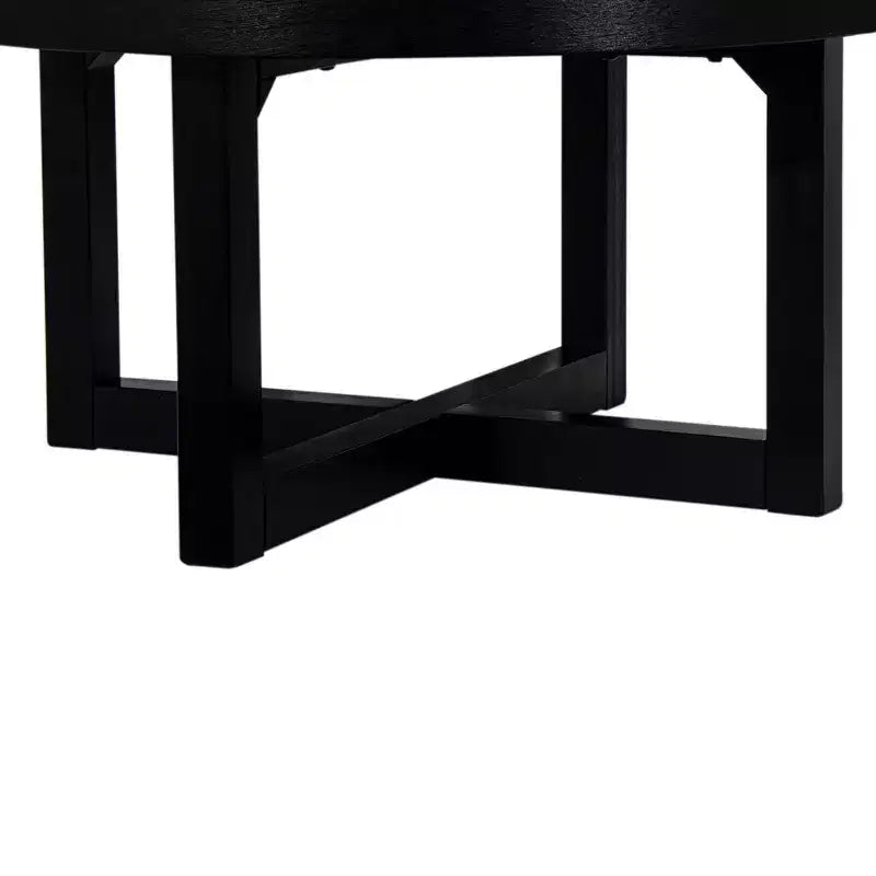 East at Main 38 Round Crisscross Base Coffee Table