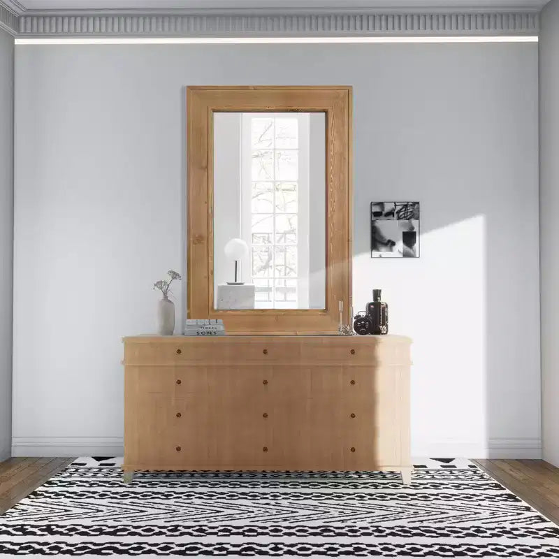 Miroir en bois lavé naturel WallBeyond
