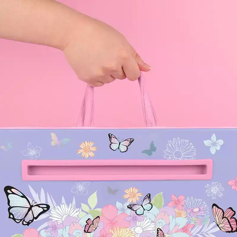 Make It Real: Butterfly Lap Desk - Purple Pastels & Butterflies