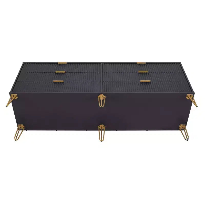 Manhattan Comfort Dumbo 3pc 5 Drawer Dresser, 6 Drawer Dresser and Nightstand Set