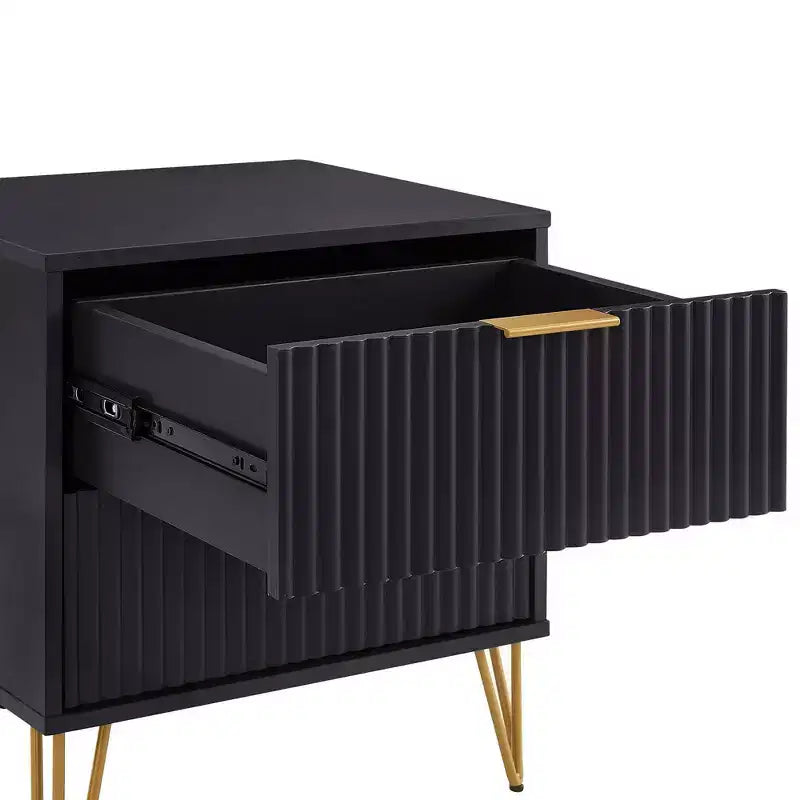 Manhattan Comfort Dumbo 3pc 5 Drawer Dresser, 6 Drawer Dresser and Nightstand Set