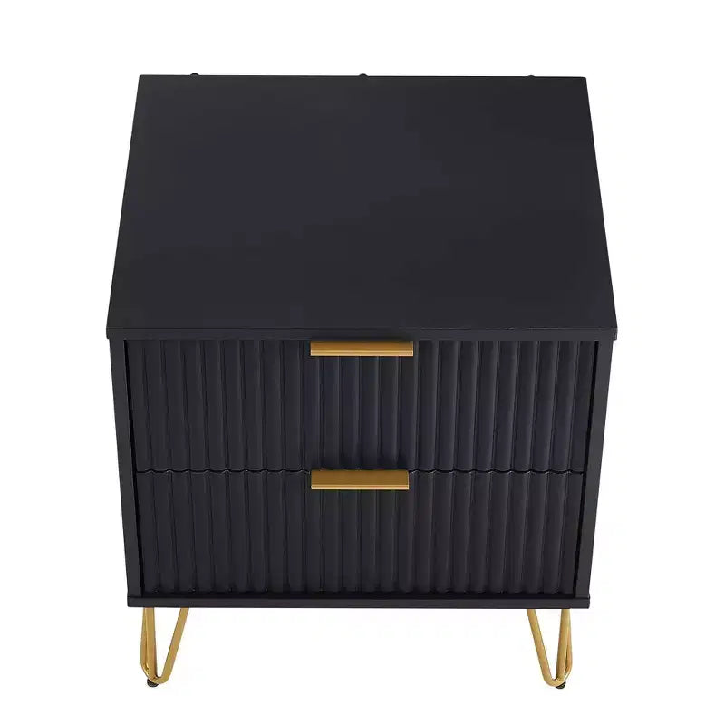 Manhattan Comfort Dumbo 3pc 5 Drawer Dresser, 6 Drawer Dresser and Nightstand Set
