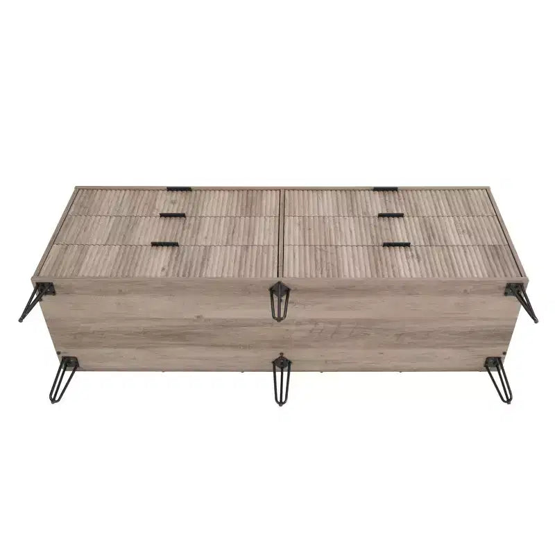 Manhattan Comfort Dumbo 3pc 5 Drawer Dresser, 6 Drawer Dresser and Nightstand Set