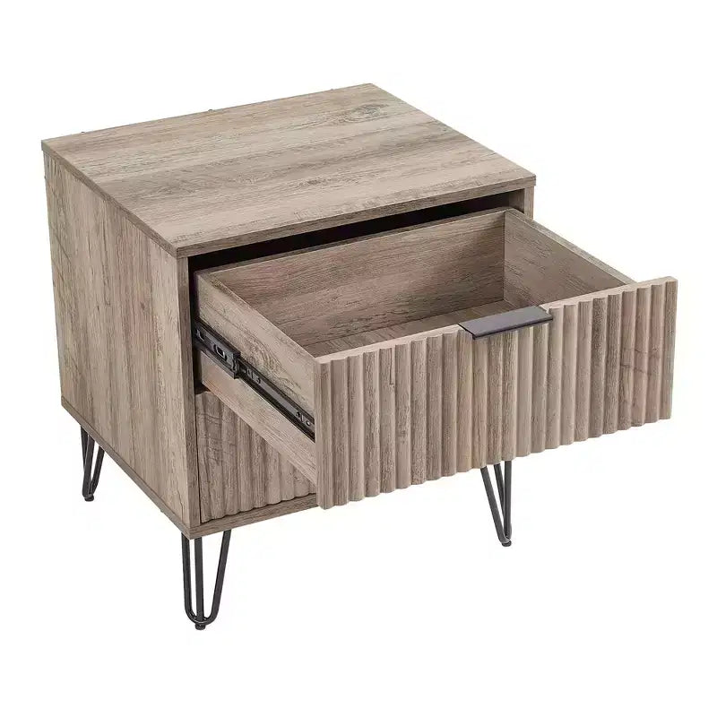 Manhattan Comfort Dumbo 3pc 5 Drawer Dresser, 6 Drawer Dresser and Nightstand Set