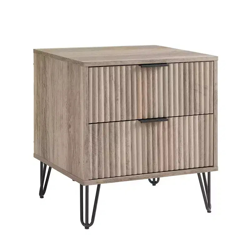 Manhattan Comfort Dumbo 3pc 5 Drawer Dresser, 6 Drawer Dresser and Nightstand Set