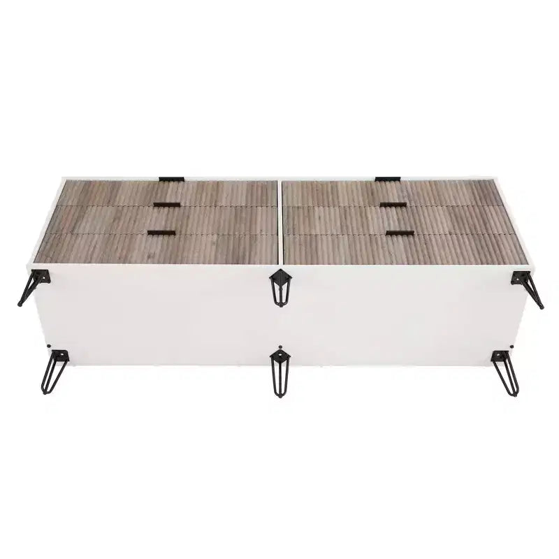 Manhattan Comfort Dumbo 3pc 5 Drawer Dresser, 6 Drawer Dresser and Nightstand Set