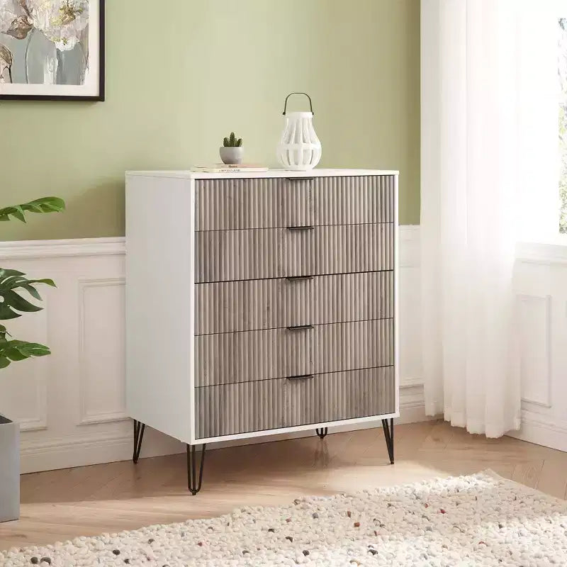 Manhattan Comfort Dumbo 5 Drawer Dresser