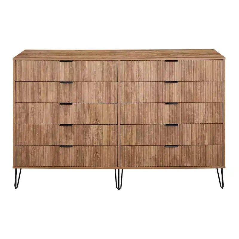 Commode double Manhattan Comfort Dumbo à 10 tiroirs