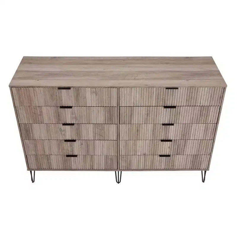 Commode double Manhattan Comfort Dumbo à 10 tiroirs