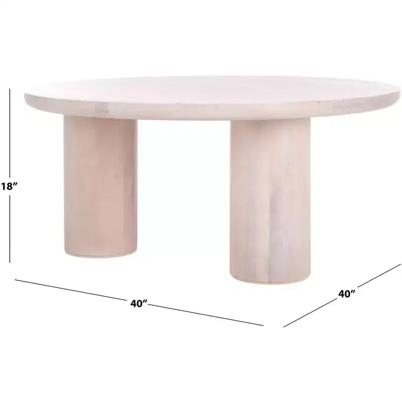 Mork 3 Leg Round Coffee Table - COF6604 - Safavieh