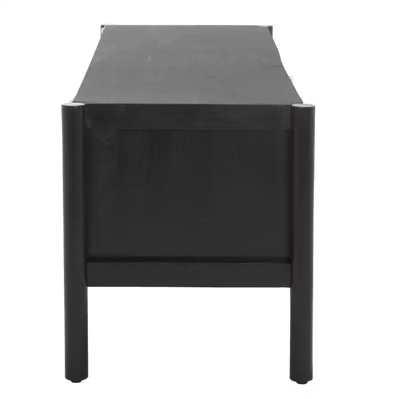 Errington 2 Shelf Media Stand - MED9000 - Black/Natural - Safavieh
