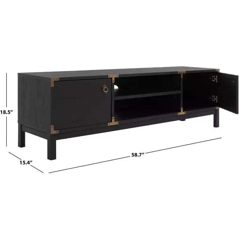 Meuble téléviseur 2 portes 2 tablettes Galio - MED9612 - Safavieh