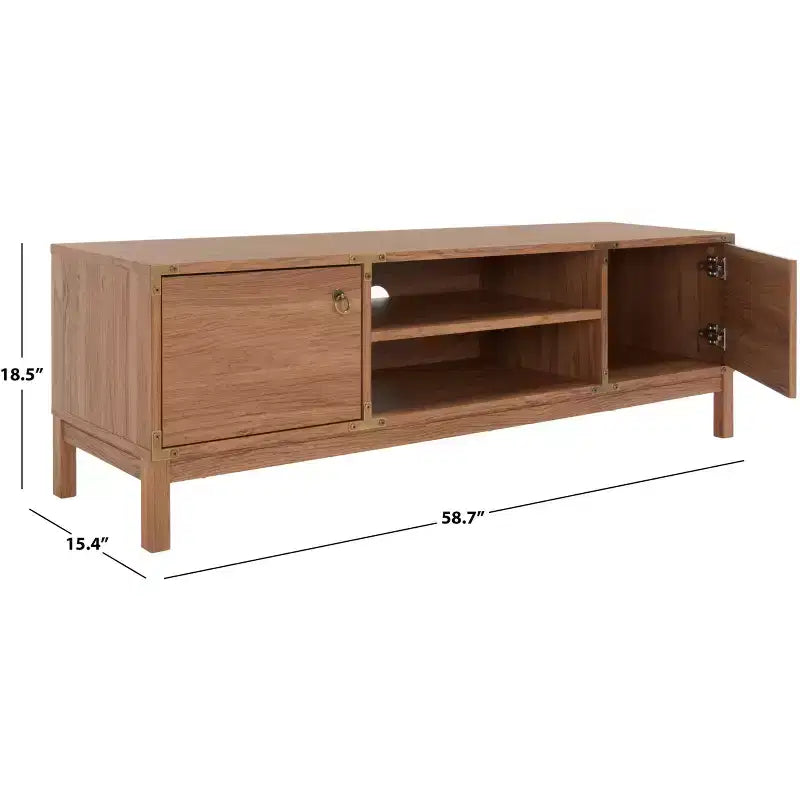 Meuble téléviseur 2 portes 2 tablettes Galio - MED9612 - Safavieh