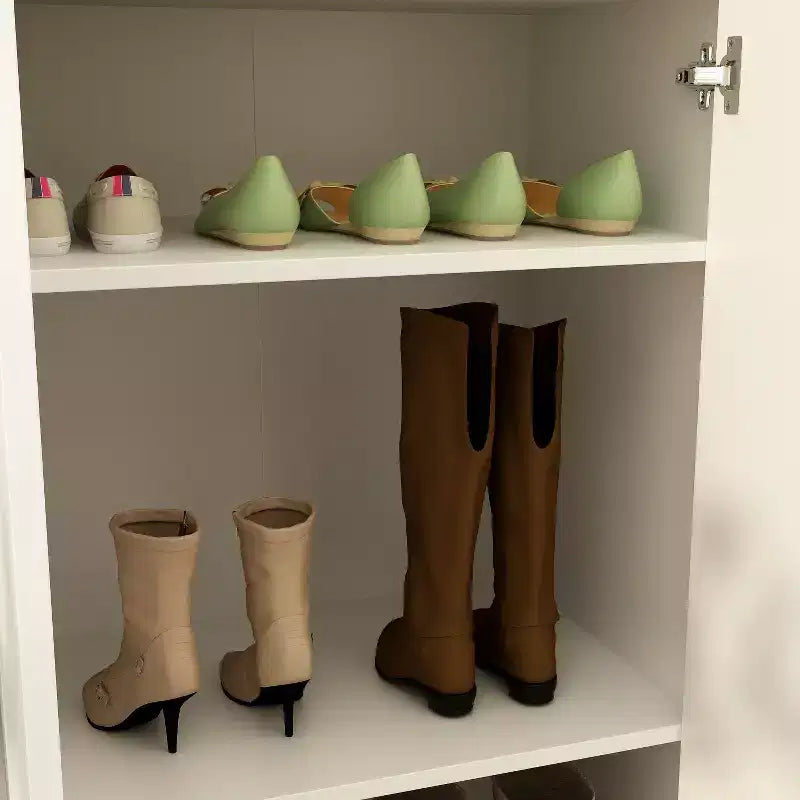 Famapy 2-Doors Tall Entryway Shoe Cabinet With 8-Tier Shelves