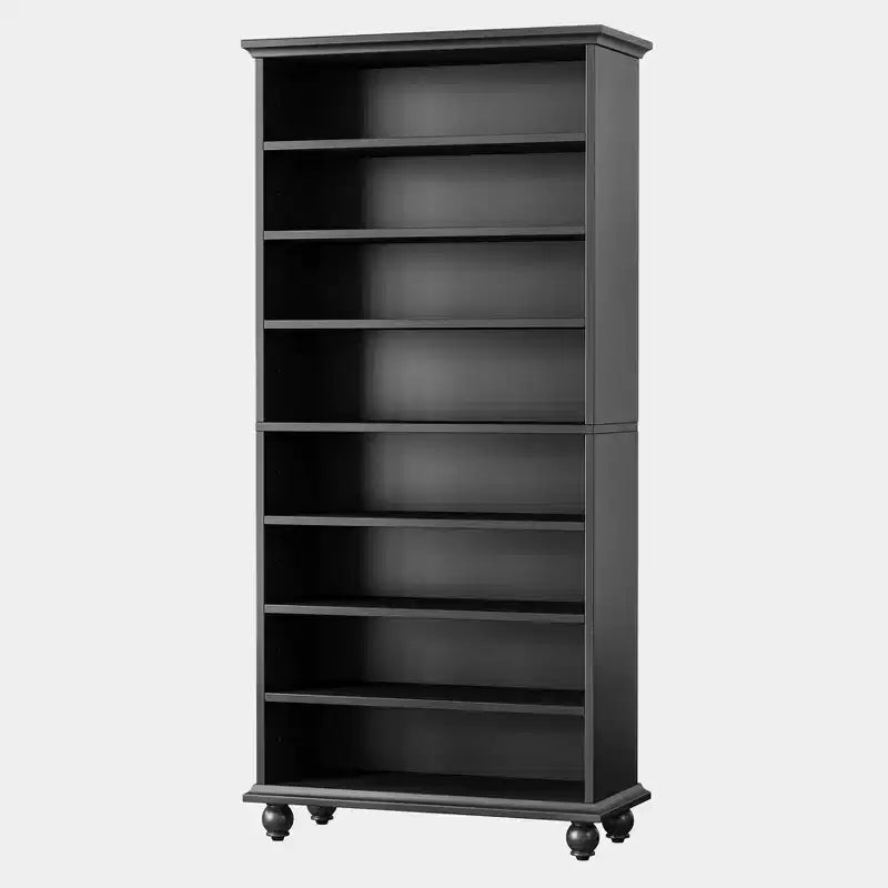 Lantine 9-Tier 30 Pairs Shoes Storage Cabinet with LED and Solid Wood Legs