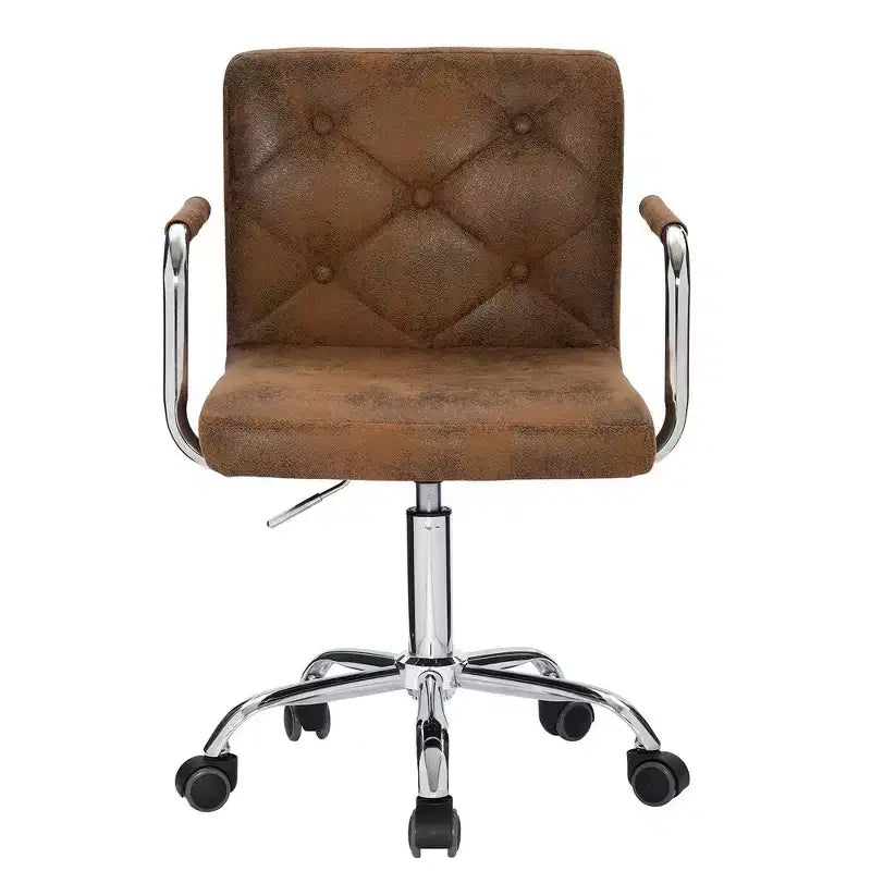 Chaise de bureau à roulettes VECELO, hauteur réglable