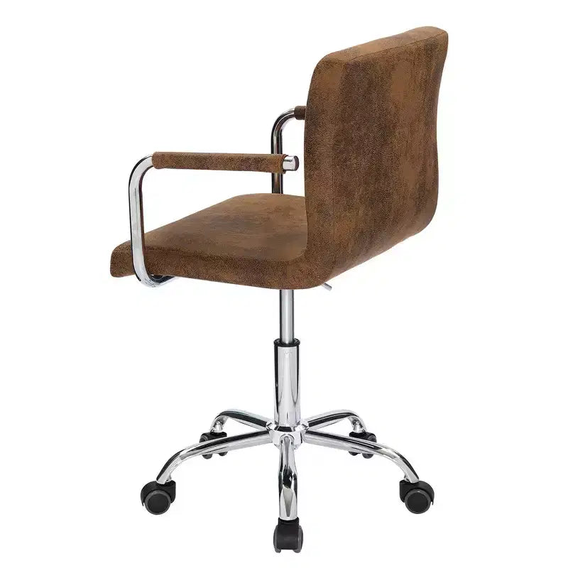 Chaise de bureau à roulettes VECELO, hauteur réglable