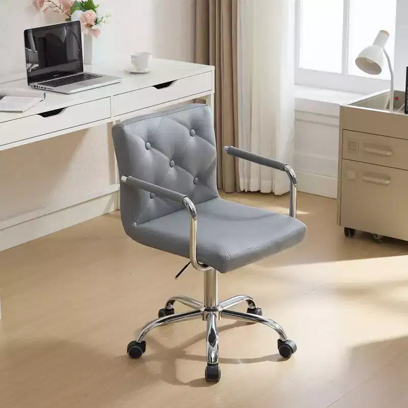 Chaise de bureau à roulettes VECELO, hauteur réglable