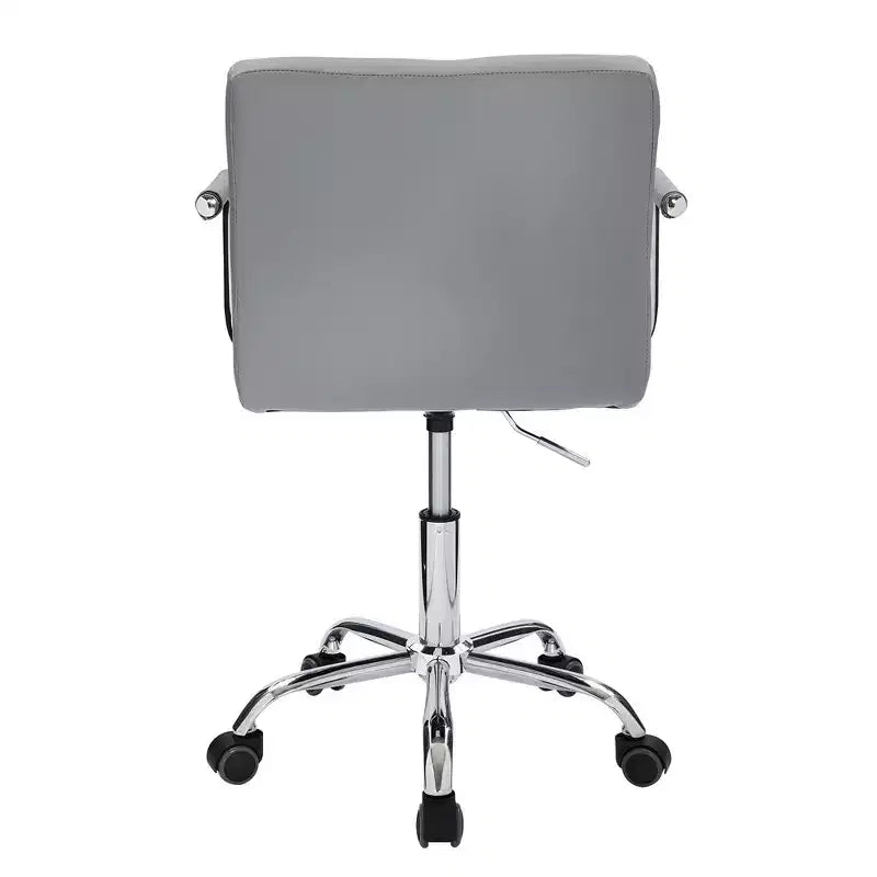 Chaise de bureau à roulettes VECELO, hauteur réglable