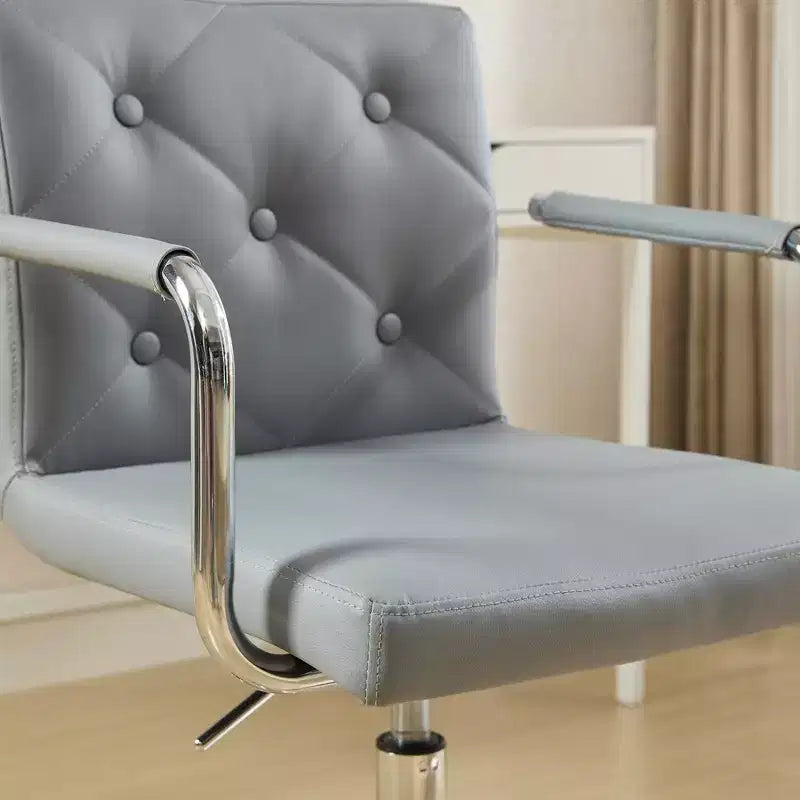 Chaise de bureau à roulettes VECELO, hauteur réglable