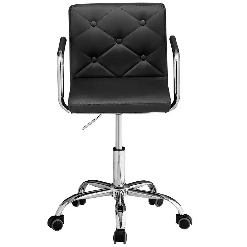 Chaise de bureau à roulettes VECELO, hauteur réglable