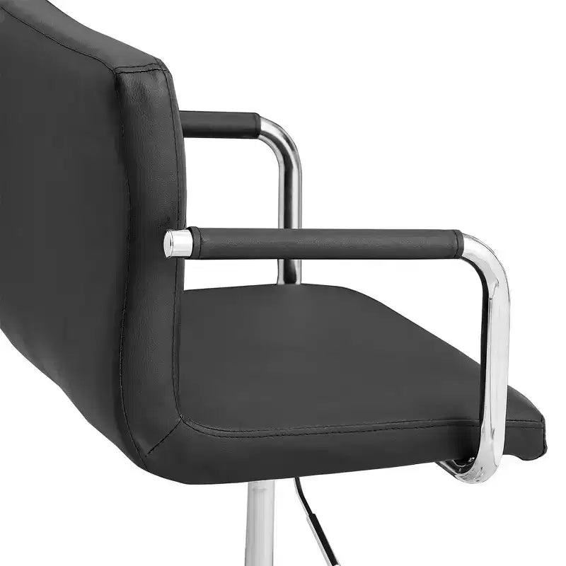 Chaise de bureau à roulettes VECELO, hauteur réglable