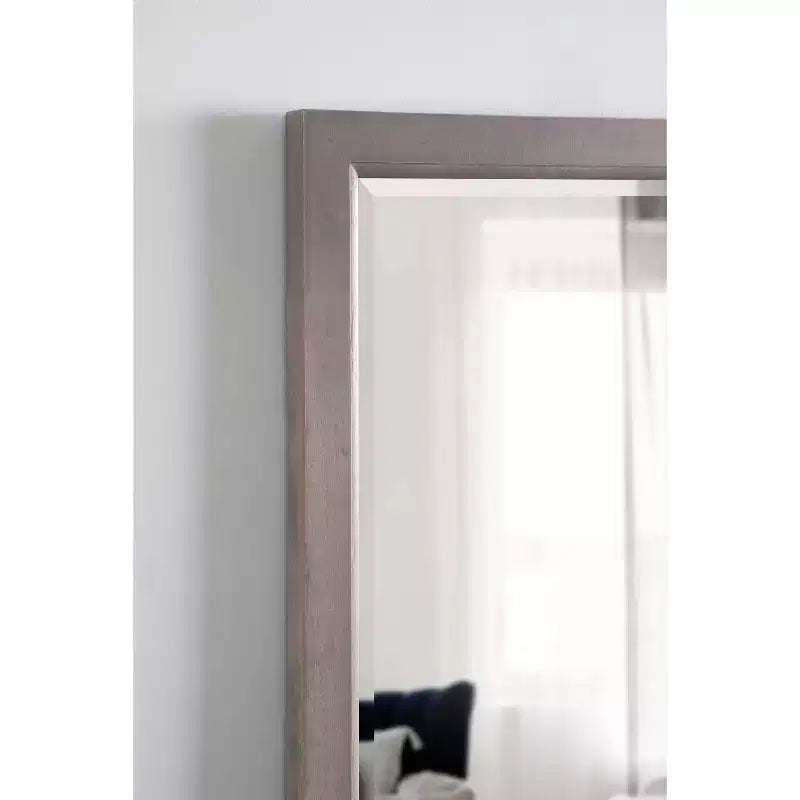 Hogan Wood Framed Decorative Wall Mirror - Kate & Laurel All Things Decor