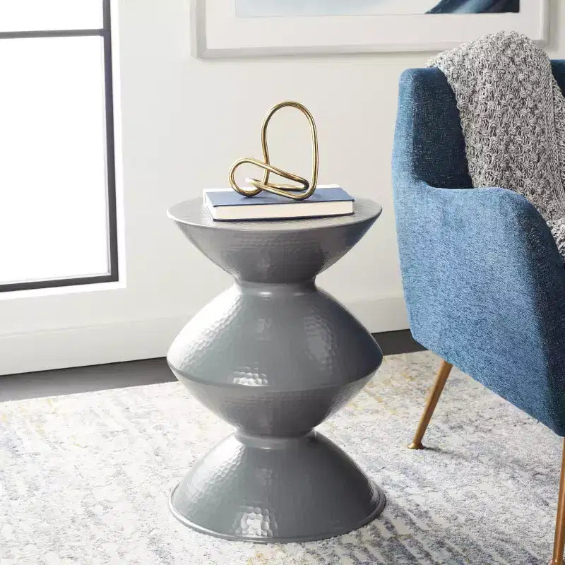 Guildsman Metal Table Stool - FOX5515 - Safavieh Couture