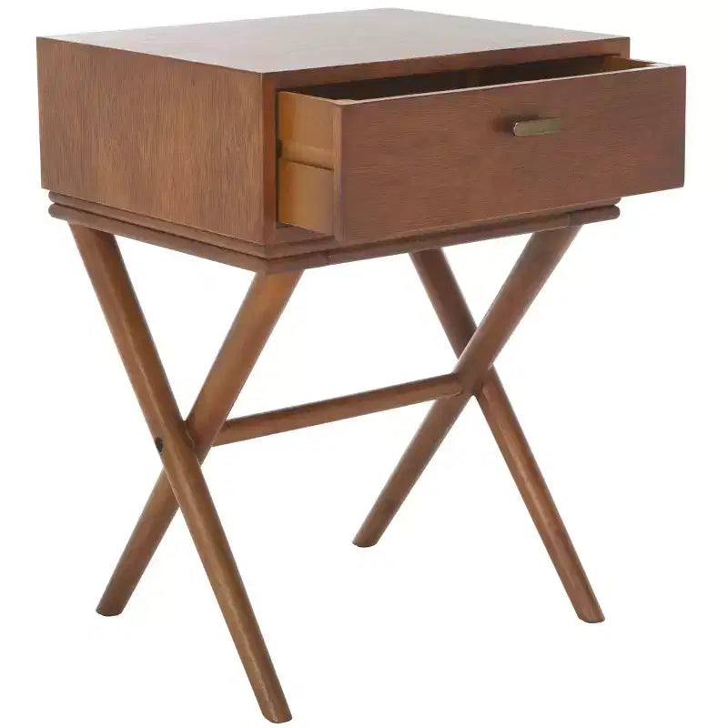 Sixtine 1 Drawer Nightstand - NST6604 - Natural - Safavieh