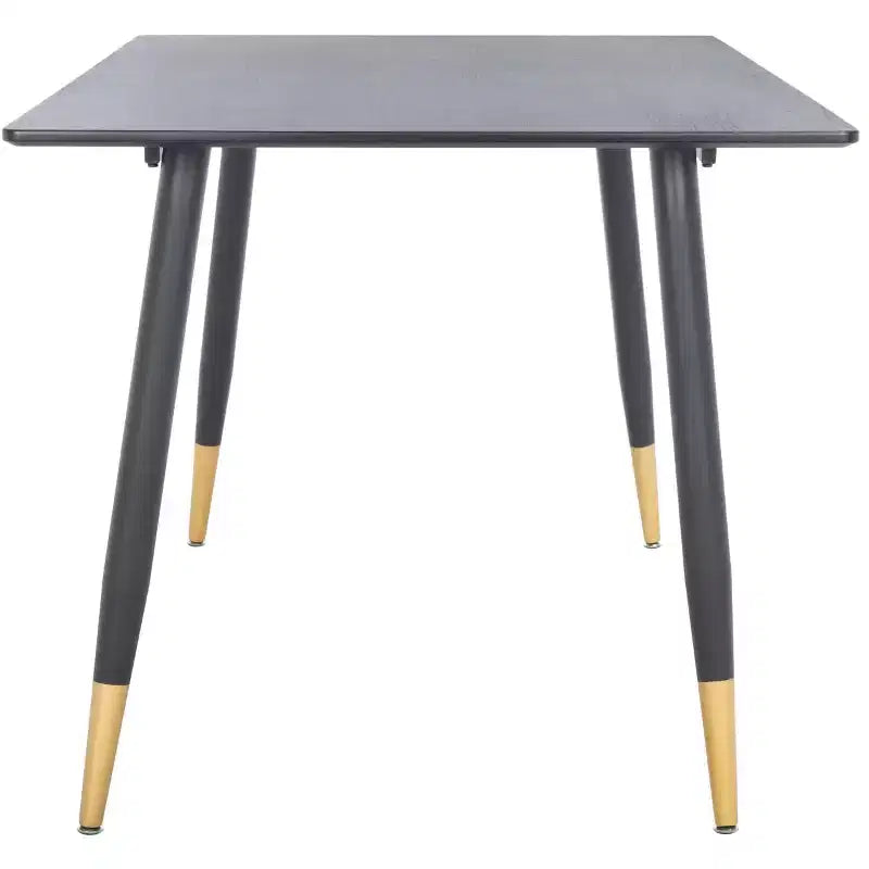 Acre Dining Table - DTB5800A - Black/Gold - Safavieh