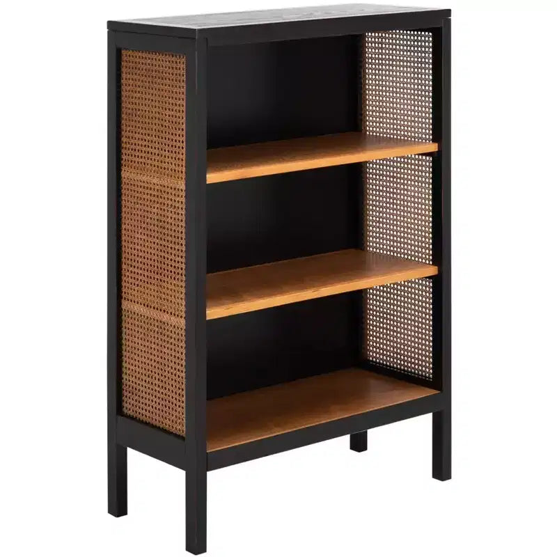 Étagère Franz à 3 tablettes en bois - ETG2104 - Noir/Naturel - Safavieh