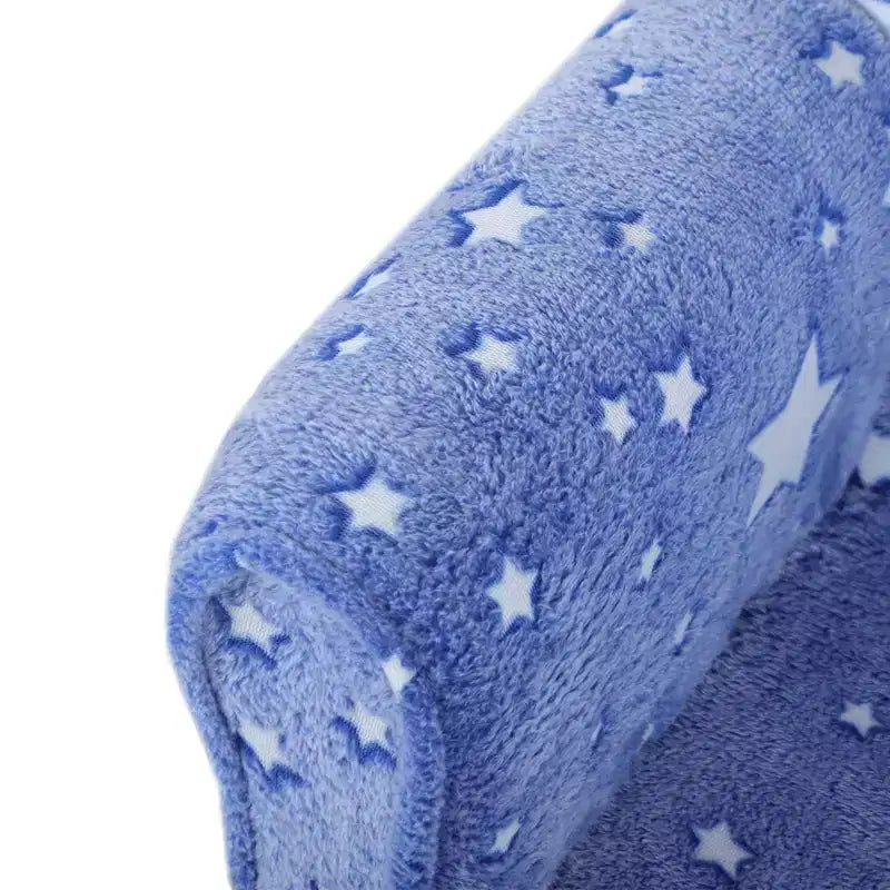 Canapé pour enfant Qaba, canapé pour tout-petit avec motif étoile phosphorescent et cadre en bois, canapé rembourré pour bébé de 18 à 36 mois