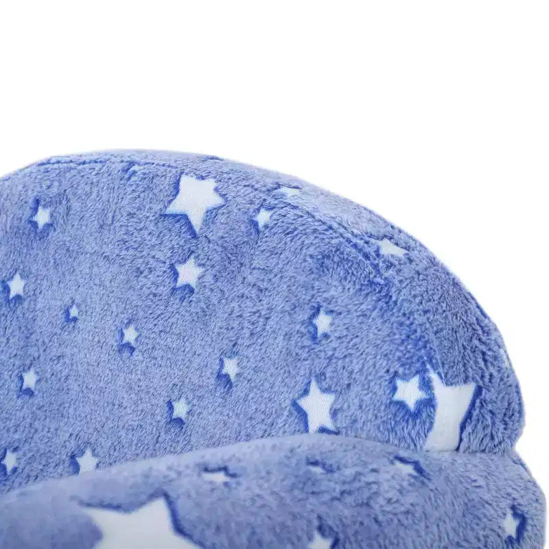 Canapé pour enfant Qaba, canapé pour tout-petit avec motif étoile phosphorescent et cadre en bois, canapé rembourré pour bébé de 18 à 36 mois