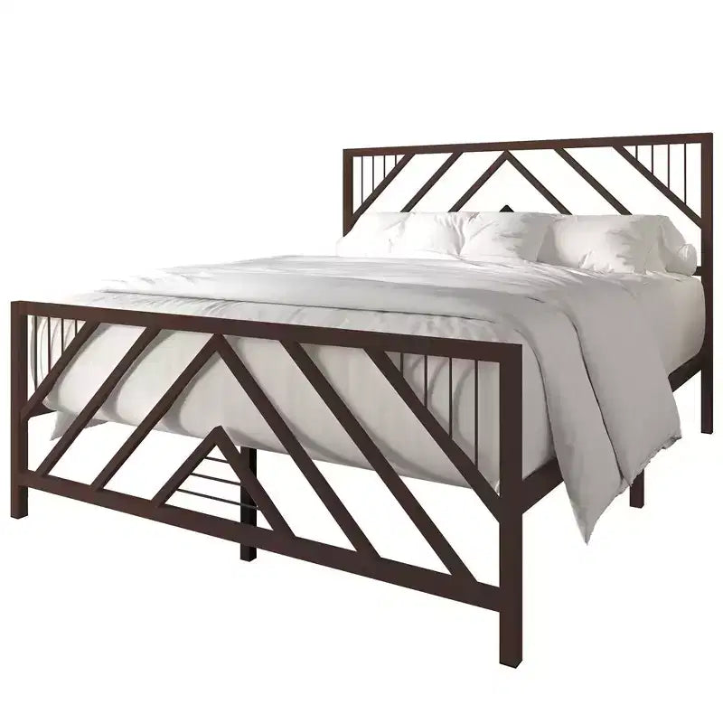 ChaletPosh Metal Platform Bed
