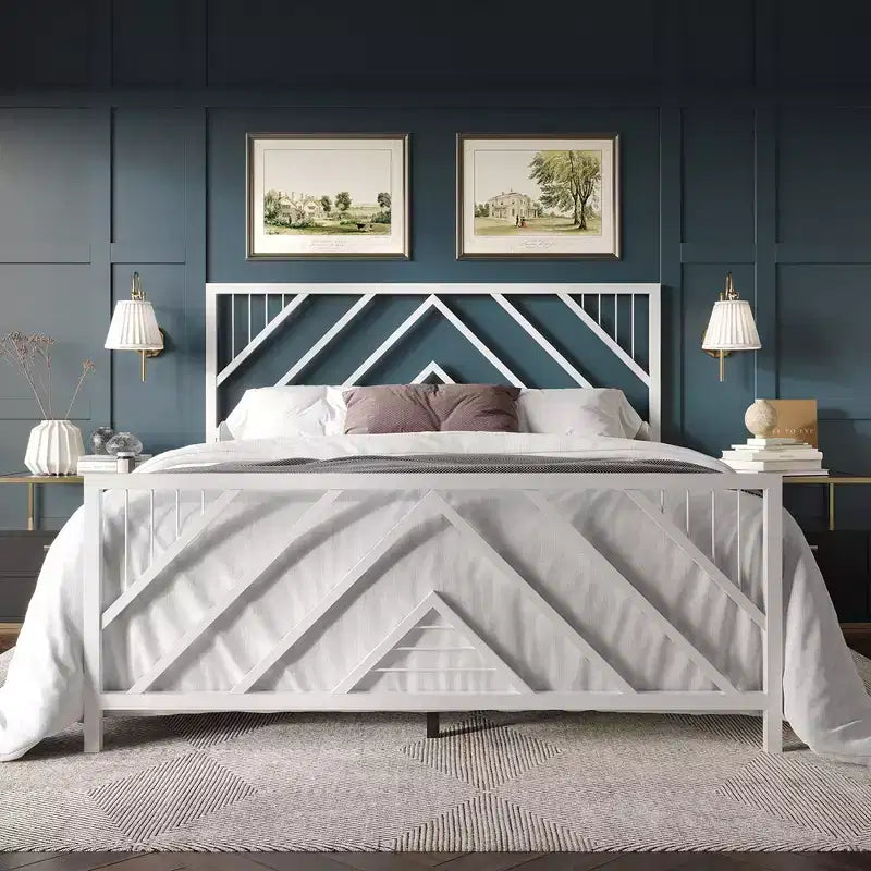 ChaletPosh Metal Platform Bed