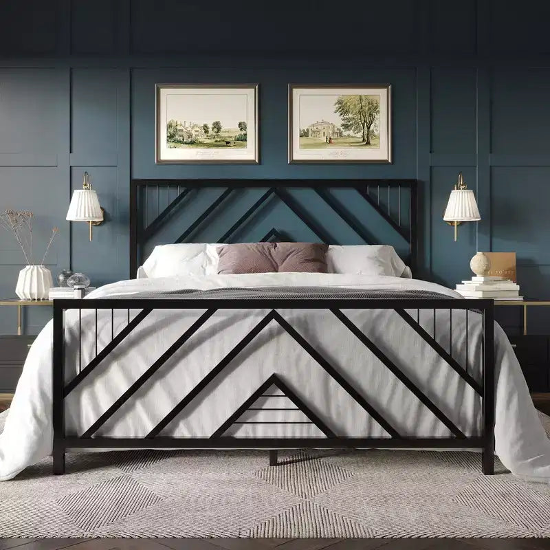 ChaletPosh Metal Platform Bed