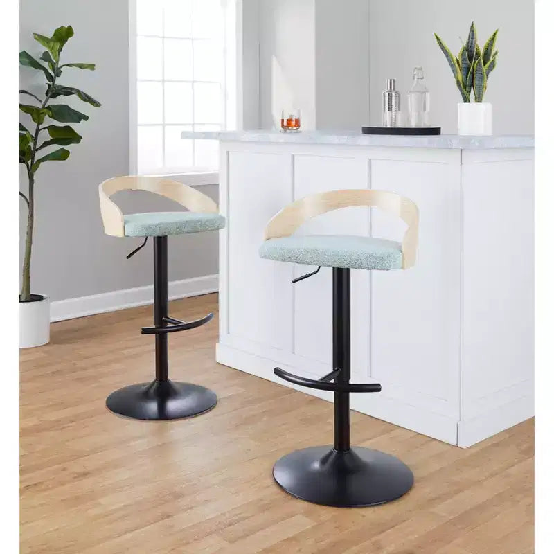 Lot de 2 tabourets de bar pivotants réglables Grotto de LumiSource