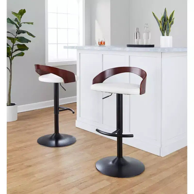Lot de 2 tabourets de bar pivotants réglables Grotto de LumiSource